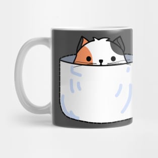 Black Pocket Kitten Mug